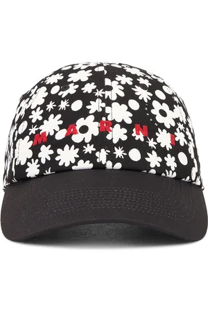 Marni Hat in Black & White - Black. Size L (also in M, S).