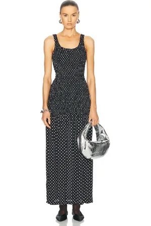 Paco rabanne Polka Dot Dress in Small Black Dots - Black. Size 34 (also in 36, 38, 40).
