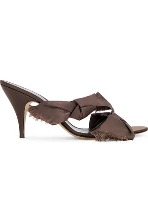 The Row Voluptas High Heel Sandal in Brown - Brown. Size 36 (also in 36.5, 37, 37.5, 38, 38.5, 39, 40, 41).