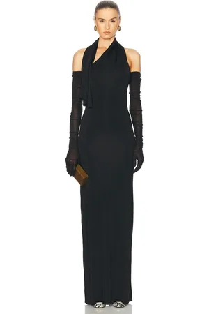 Khaite Roza Dress in Black - Black. Size M (also in XS).