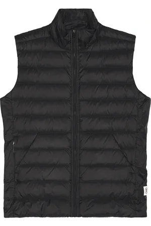 Reigning Champ Lightweight Taffeta Warm Up Vest in Black - Black. Size M (also in ).