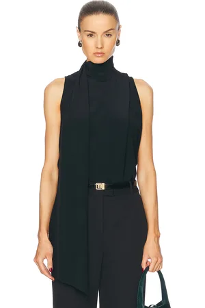 EAVES Noam Top in Black - Black. Size L (also in XL).
