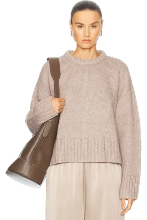 EAVES Liam Sweater in Toasty - Taupe. Size L (also in M, XL).