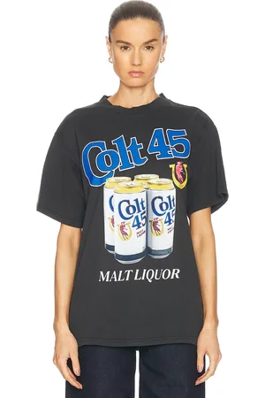 Philcos Colt 45 Malt Liquor Boxy Tee in Black Pigment - Black. Size M (also in S).