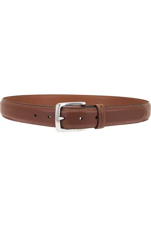 Ralph Lauren Leather Suffield Belt in Tan - Brown. Size 34 (also in 36, 40).