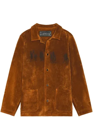 One Of These Days Suede Chore Jacket in Tobacco - Brown. Size L (also in M).