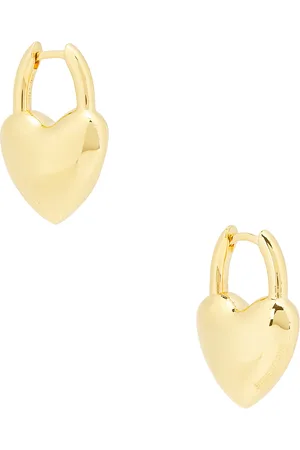 Balenciaga Minnie Earrings in Shiny Gold - Metallic Gold. Size all.