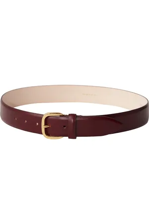 DEHANCHE Jeanne Belt in Bordeaux & Gold - Wine. Size XS (also in ).