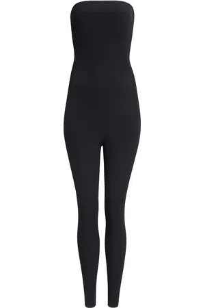 Alaïa Strapless Jumpsuit in Noir - Black. Size 34 (also in 40).