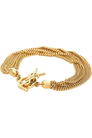 Saint Laurent Bracelet in Or Laiton - Metallic Gold. Size L (also in M, S).