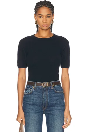 Khaite Mia Sweater in Midnight Navy - Navy. Size L (also in XS).