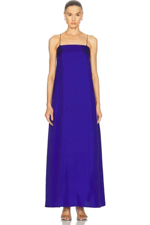 Rohe Silk Tank Dress in Electric Blue - Blue. Size 34 (also in 38, 40, 42).