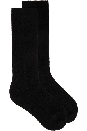 VALENTINO Mohair Socks in Nero - Black. Size L/XL (also in S/M).