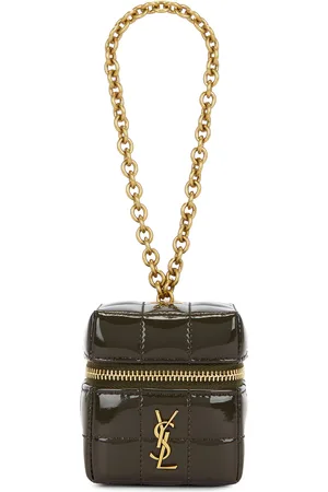 Saint Laurent YSL Cube Bag in Vineyard Green - Olive. Size all.