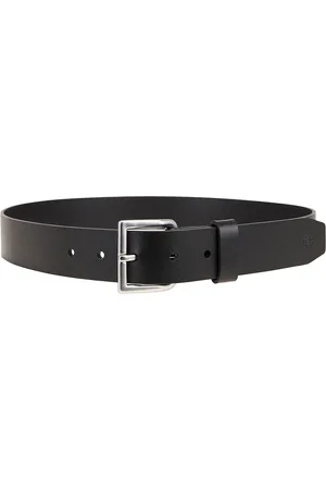 Reigning Champ Leather Belt in Black - Black. Size M (also in ).