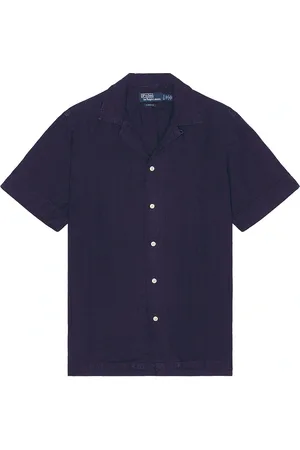 Ralph Lauren Andy Camp Shirt in Newport Navy - Navy. Size M (also in S, XL/1X).