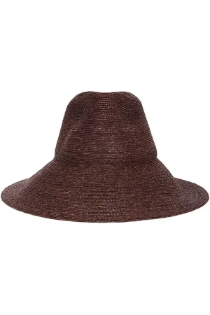Janessa Leone Colette Hat in Chocolate - Brown. Size L (also in M, S).