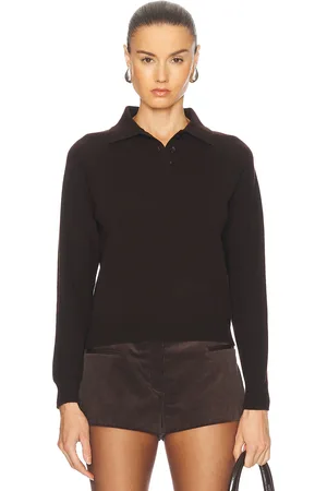 Maison Margiela Polo Sweater in Dark Brown - Brown. Size L (also in S, XS).