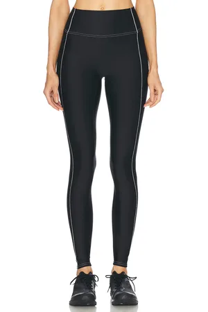 alo Airlift High Waist Redefine Legging in Black & White - Black. Size M (also in XS).