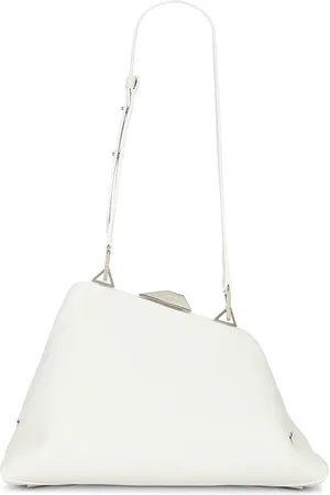 The Attico Day Off Shoulder Bag in White - White. Size all.