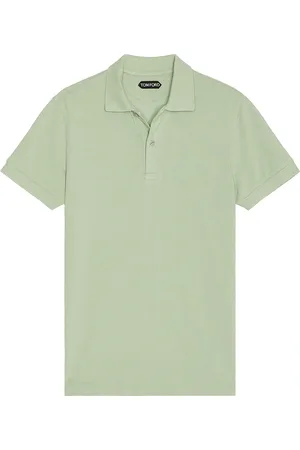 Tom Ford Short Sleeve Polo in Pistachio - Green. Size 46 (also in 48, 50, 52).