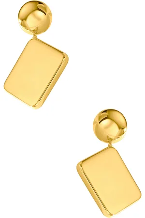 AUREUM Ilona Drop Earrings in Gold - Metallic Gold. Size all.