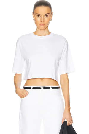 Loulou de Saison Gupo T-Shirt in White - White. Size L (also in M).