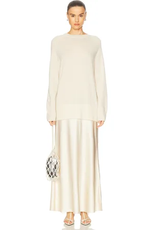 CHRISTOPHER ESBER Monument Long Dress in Ecru - Ivory. Size L (also in S, XS).