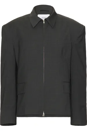 Bianca Saunders Pencil Jacket in Raven - Grey. Size L (also in M, XL/1X).