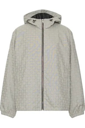 Givenchy Windbreaker Jacket in Black & White - Black. Size 46 (also in 48, 50, 52).
