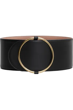 Alaïa Large Ring Belt in Noir - Black. Size 65 (also in 70).