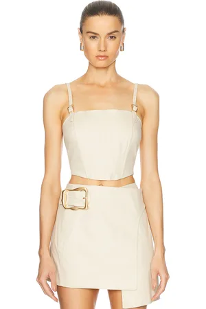 Cult Gaia Loren Top in Beach - Beige. Size L (also in XS).