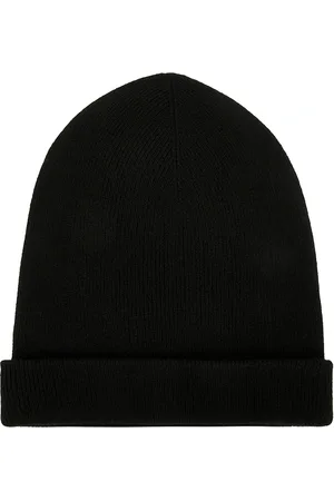 ÉTERNE Levi Cashmere Beanie in Black - Black. Size all.