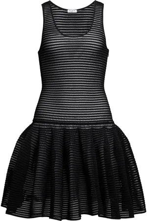 Alaïa Crinoline Dress in Noir - Black. Size 34 (also in 36).
