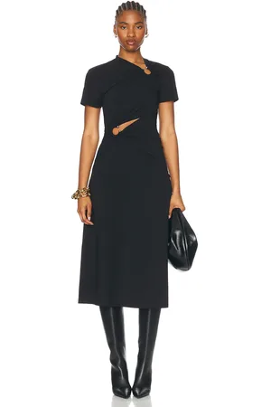 Paco rabanne Midi Dress in Black - Black. Size L (also in M, S, XS).
