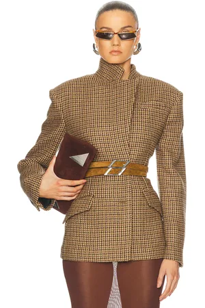 The Attico Blazer in Brown - Brown. Size 40 (also in 42, 44).