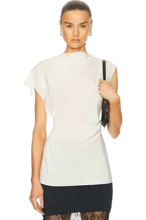 EAVES Sinai Top in Ivory - Ivory. Size L (also in M).
