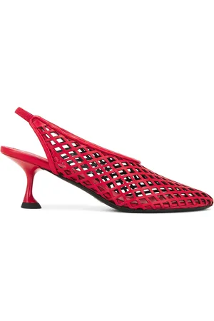 Proenza Schouler Tee Slingback Pump in Red - Red. Size 37 (also in 40).