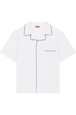 Missoni Short Sleeve Shirt in Arctic White - White. Size L (also in M, S).