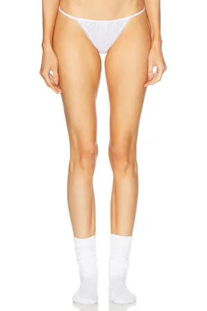 Cou Cou Intimates The Tanga Thong in White - White. Size L (also in M, S, XL, XS).