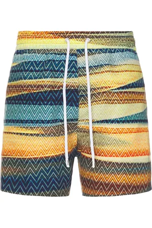 Missoni Swim Short in Multicolor - Blue,Yellow. Size L (also in M).