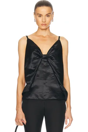 Givenchy Bow Tank Top in Black - Black. Size 34 (also in 36, 38, 40).