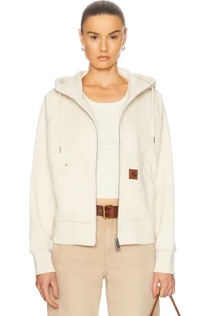Carhartt Hooded Eldon Jacket in Natural - Cream. Size M (also in S, XS).