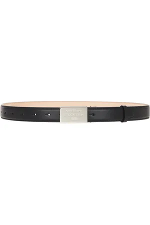 Acne Studios 1996 Plaque Belt in Black - Black. Size L (also in ).