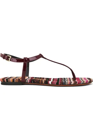 Missoni Edith Sandal in Orange Red - Fuchsia. Size 35 (also in 36, 36.5, 37, 37.5, 38, 38.5, 39.5, 40).