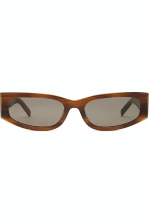 St Agni Everyday Rectangle Sunglasses in Tortoiseshell - Brown. Size all.