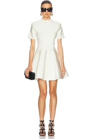 Tom Ford Tulip Short Dress in Off White - White. Size L (also in M, S).