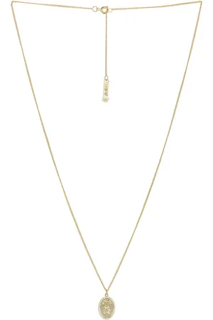 ARIES Chain Necklace With Fly Paved Pendants in Gold - Metallic Gold. Size L/XL (also in ).