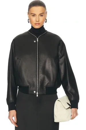 Jil Sander Bomber Jacket in Black - Black. Size 34 (also in 36, 38, 40).