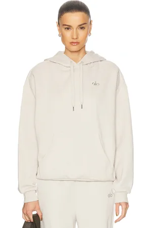 alo Accolade Hoodie in Bone - Cream. Size L (also in ).